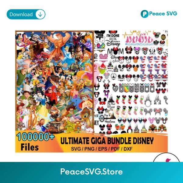 100000 Ultimate Disney Svg Layered File