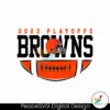 2023 Playoffs Cleveland Browns Football Svg Instant Download
