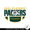 2023 Playoffs Green Bay Packers Football Svg Cut File