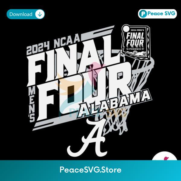 2024 Ncaa Final Four Alabama Basketball Svg Cricut Ready File