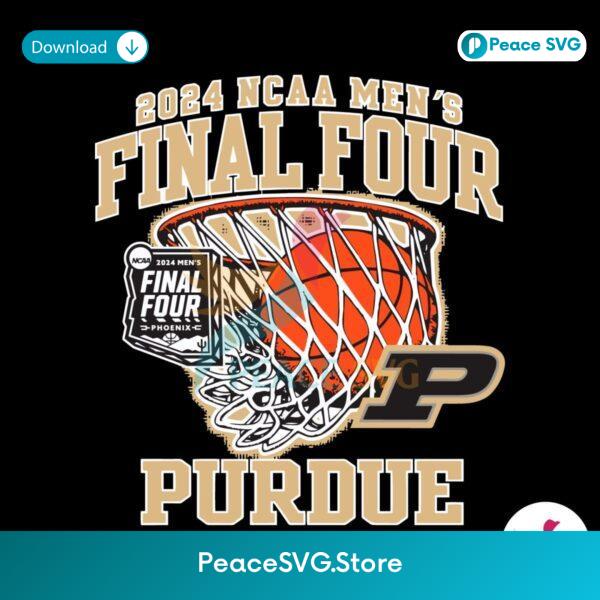 2024 Ncaa Mens Final Tour Purdue Boilermakers Svg Files For Cricut