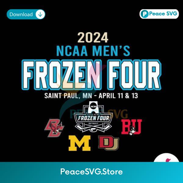 2024 Ncaa Mens Frozen Four Hockey Team Svg Files For Cricut