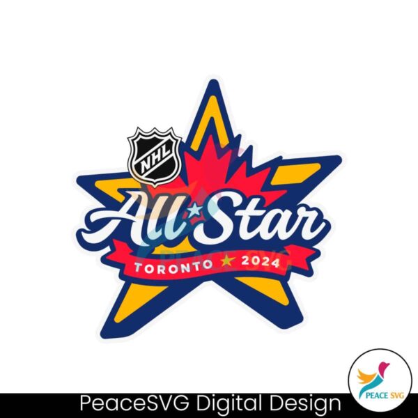 2024 Nhl All Star Toronto Game Event Logo Svg For Vinyl Cutting