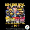 2024 Rose Bowl Michigan Vs Alabama Png Digital Download
