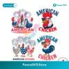 4th Of July American Chicken Svg Printable Design