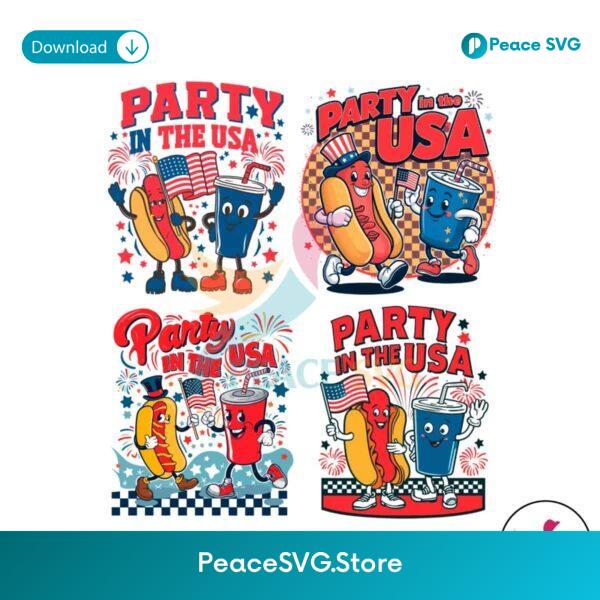 4th Of July Party In The Usa Svg Clipart