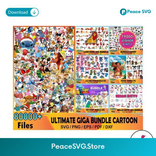 80000 Disney Svg Instant Download