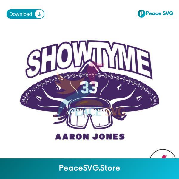 Aaron Jones Showtime Minnesota Vikings Svg Printable Design