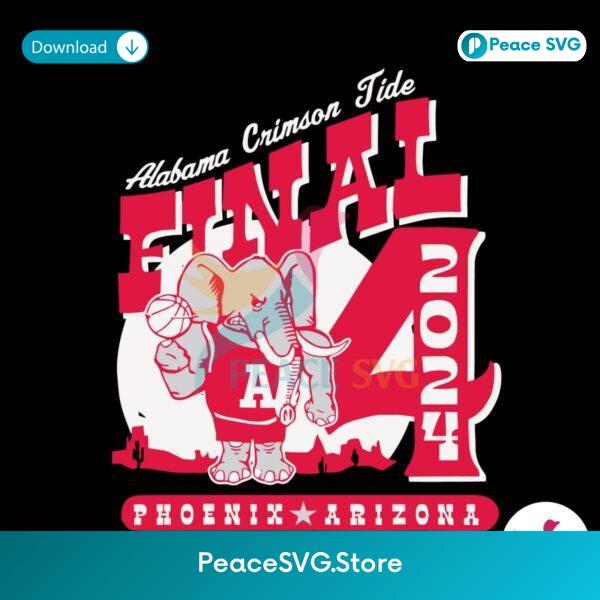 Alabama Crimson Tide Basketball Final Four Phoenix Svg Instant Download