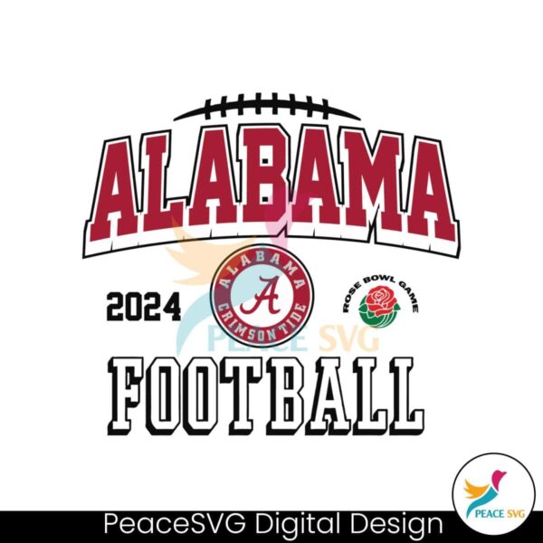 Alabama Crimson Tide Football Rose Bowl Svg Cricut Ready File