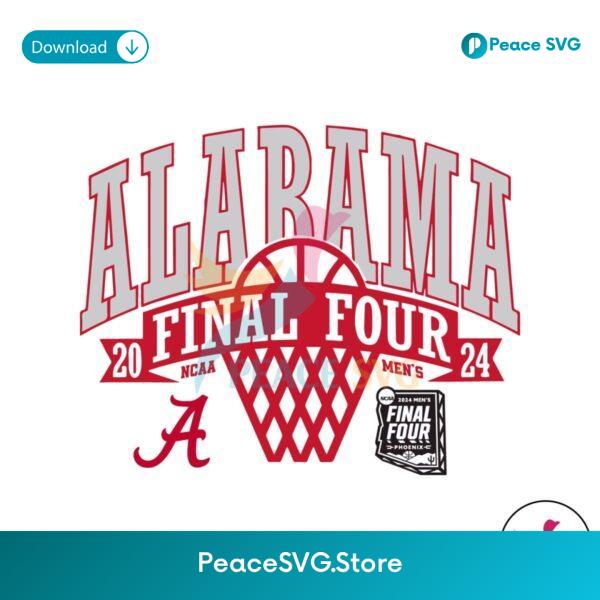 Alabama Final Four 2024 Mens Basketball Svg Instant Download