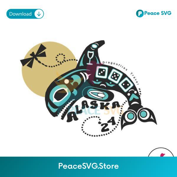 Alaska Cruise Group 2024 Dragonflies Travel Svg Cut File