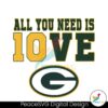 All You Need Is Jordan Love Packers Svg Printable Design