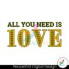All You Need Is Love Packers Svg For Silhouette