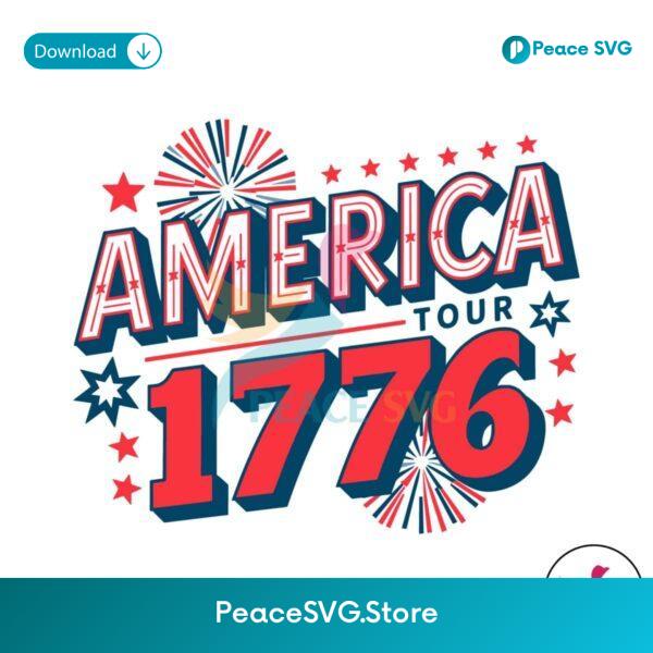 America Tour 1776 Funny Freedom Tour Svg Digital Download