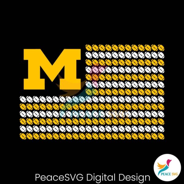 American Team Michigan Wolverines Svg Instant Download