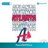 Atlanta Baseball Team Mlb Game Day Svg Cut File