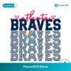 Atlanta Braves Baseball Mlb Team Svg For Vinyl Cutting