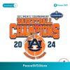 Auburn Tigers 2024 Sec Mens Basketball Champions Png Instant Download