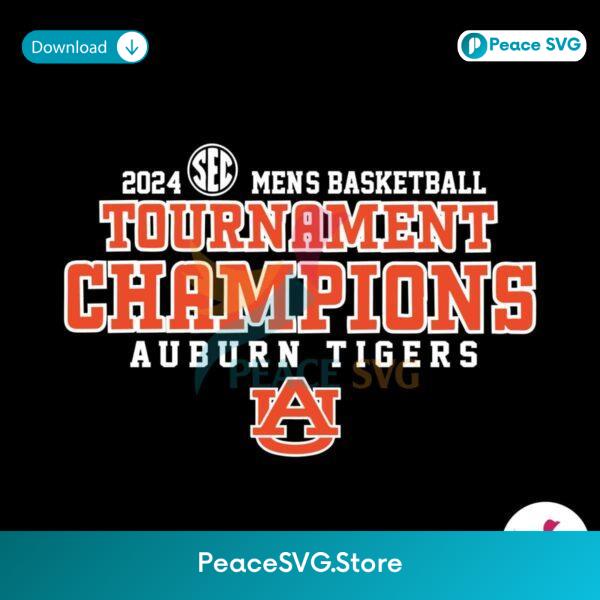 Auburn Tigers Sec Tournament Champions Svg Cricut Ready File