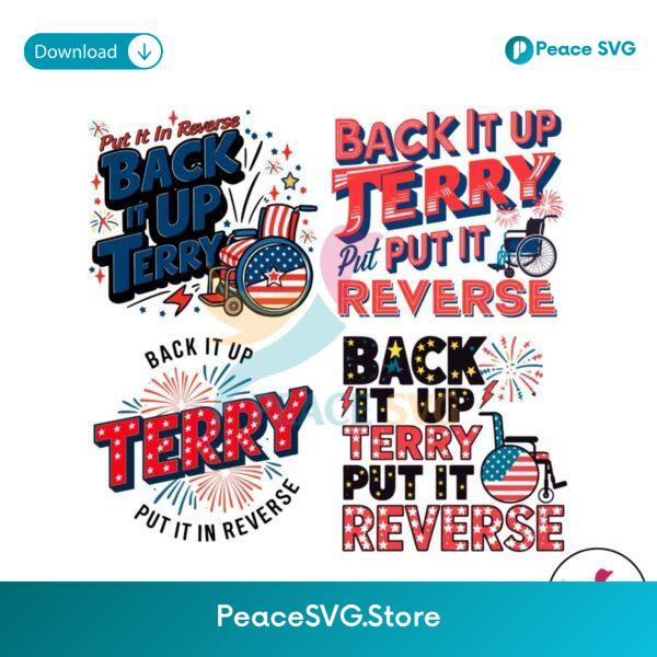 Back It Up Terry Put It In Reverse Svg Layered File