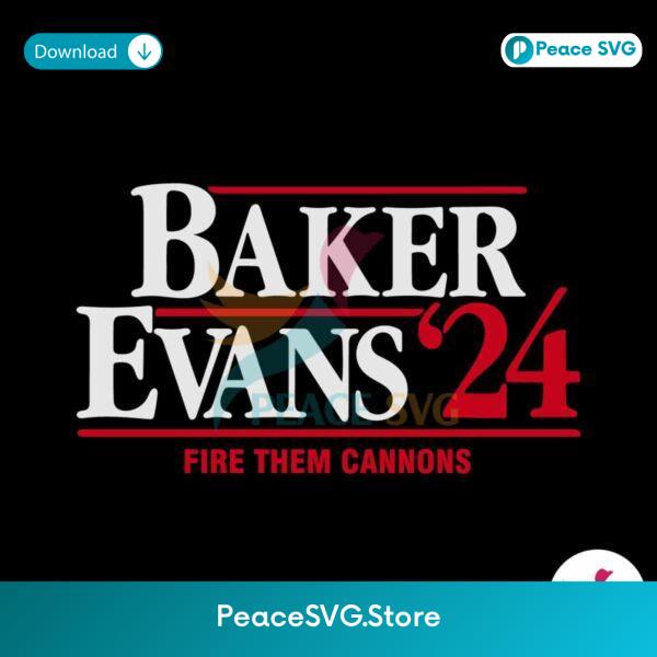 Baker Evans 24 Fire Them Cannons Svg Vector File