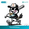 Baltimore Orioles Bird Cartoon Baseball Svg Files For Cricut