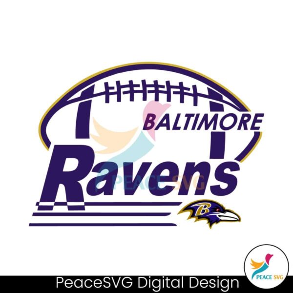 Baltimore Ravens Football Team Svg Printable Design