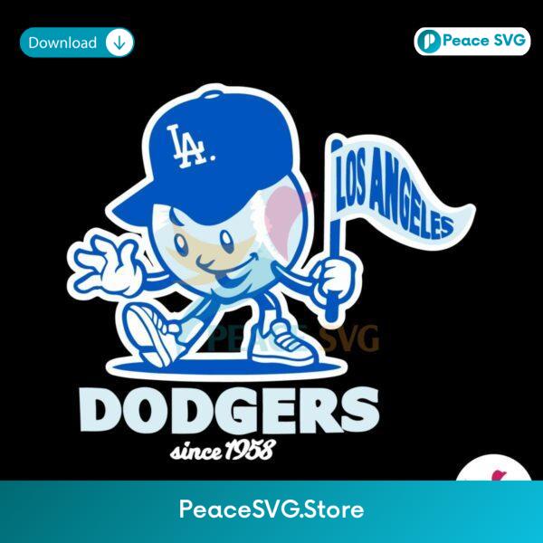 Baseball Los Angeles Dodgers Since 1958 Svg For Silhouette
