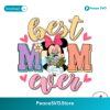 Best Mom Ever Minnie Flowers Svg Vector File