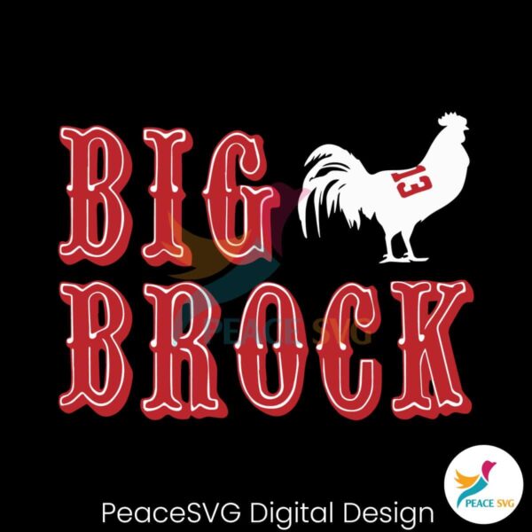 Big Brock Funny Chicken 13 Svg Vector File