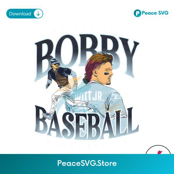 Bobby Baseball Kansas City Baseball Png Digital Download