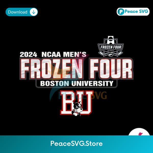 Boston University 2024 Ncaa Frozen Four Hockey Svg Layered File
