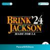 Brink Jackson 24 Made For La Svg Vector File