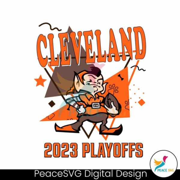 Brownie The Elf Cleveland 2023 Playoffs Svg Clipart