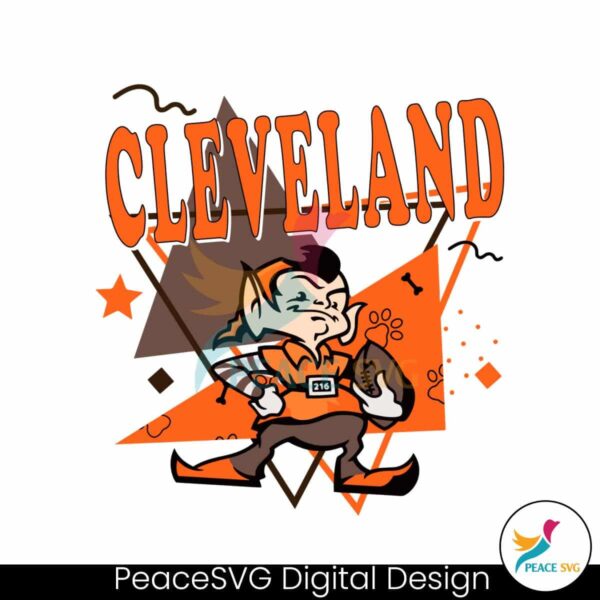 Brownie The Elf Cleveland Browns Football Svg Files For Cricut