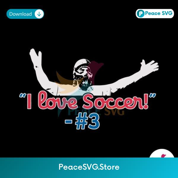 Bryce Harper I Love Soccer Svg Cut File