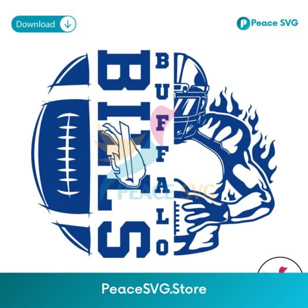 Buffalo Bills Football Player Svg For Vinyl Cutting