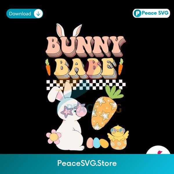 Bunny Babe Happy Easter Day Svg Cut File