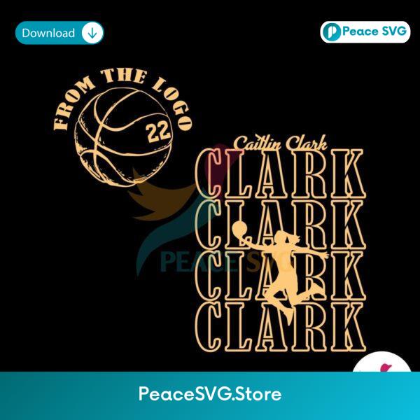 Caitlin Clark Basketball From The Logo 22 Svg Files For Cricut