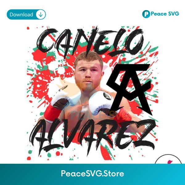 Canelo Alvarez Fanart Boxer Png Sublimation Design