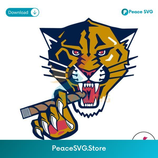 Cats In Four Florida Panthers Smoke Svg For Vinyl Cutting
