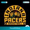 Checkered Indiana Pacers Basketball Svg Printable Design