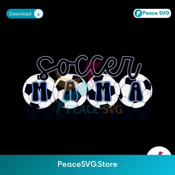 Checkered Soccer Mama Game Day Svg Layered File