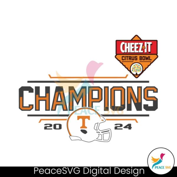 Cheez It Citrus Bowl Champions 2024 Svg For Vinyl Cutting