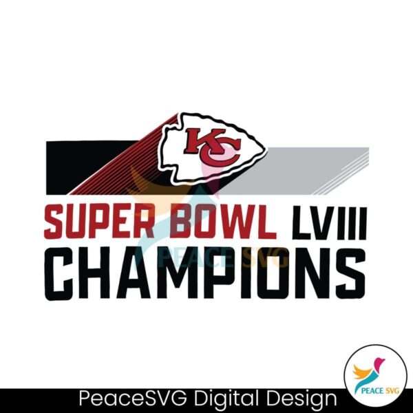 Chiefs Super Bowl Lviii Champions 2024 Svg Printable Design