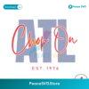 Chop On Atl Est 1976 Baseball Svg Cut File