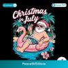 Christmas In July Santa Claus Vacation Png Clipart