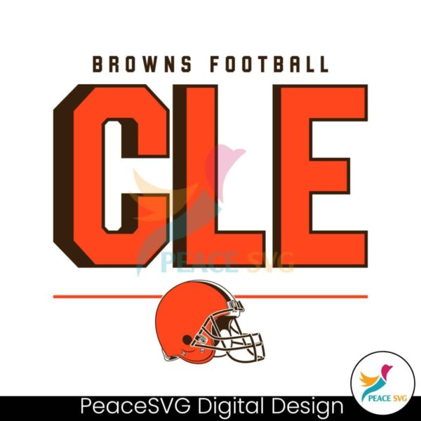 Cle Browns Football Helmet Svg Cut File