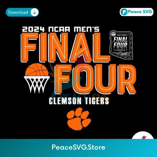 Clemson Tigers 2024 Ncaa Mens Final Four Svg For Silhouette